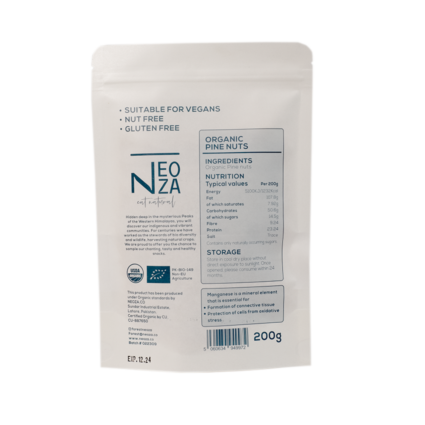 Himalayan-forest-picked-pinenut kernel good health & great flavour chilgoza neoza