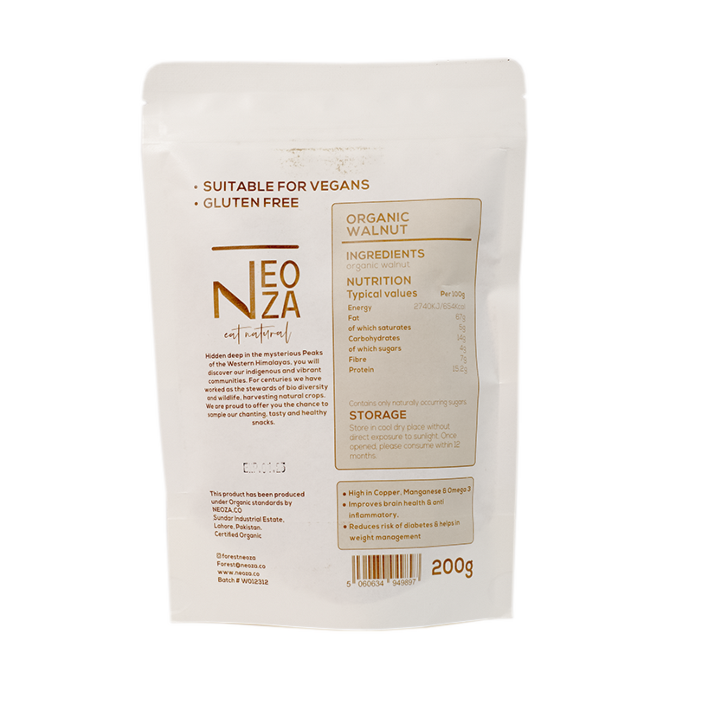 organic walnuts for snacking