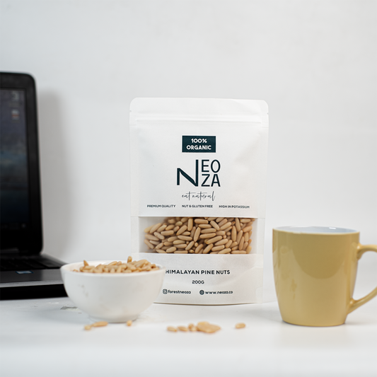 Neoza a Persian word meaning 40 seeds in a cone Pine nuts Natural-Himalyan-pine nut-health-food